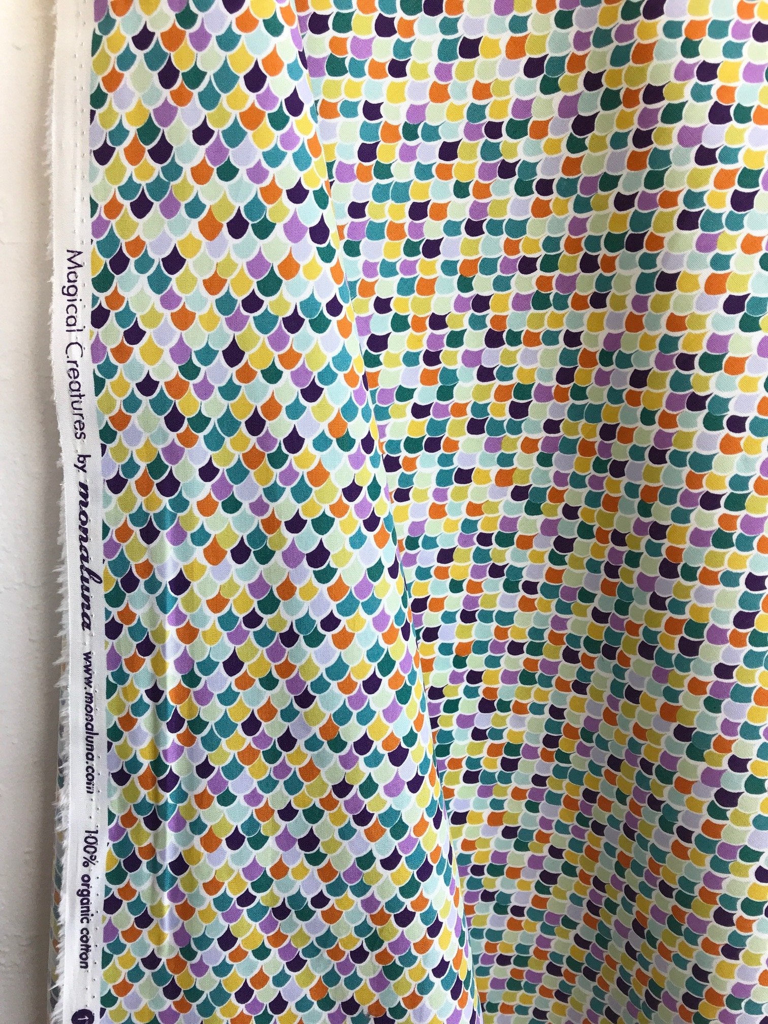 Magic Creatures - Scales | Organic Poplin