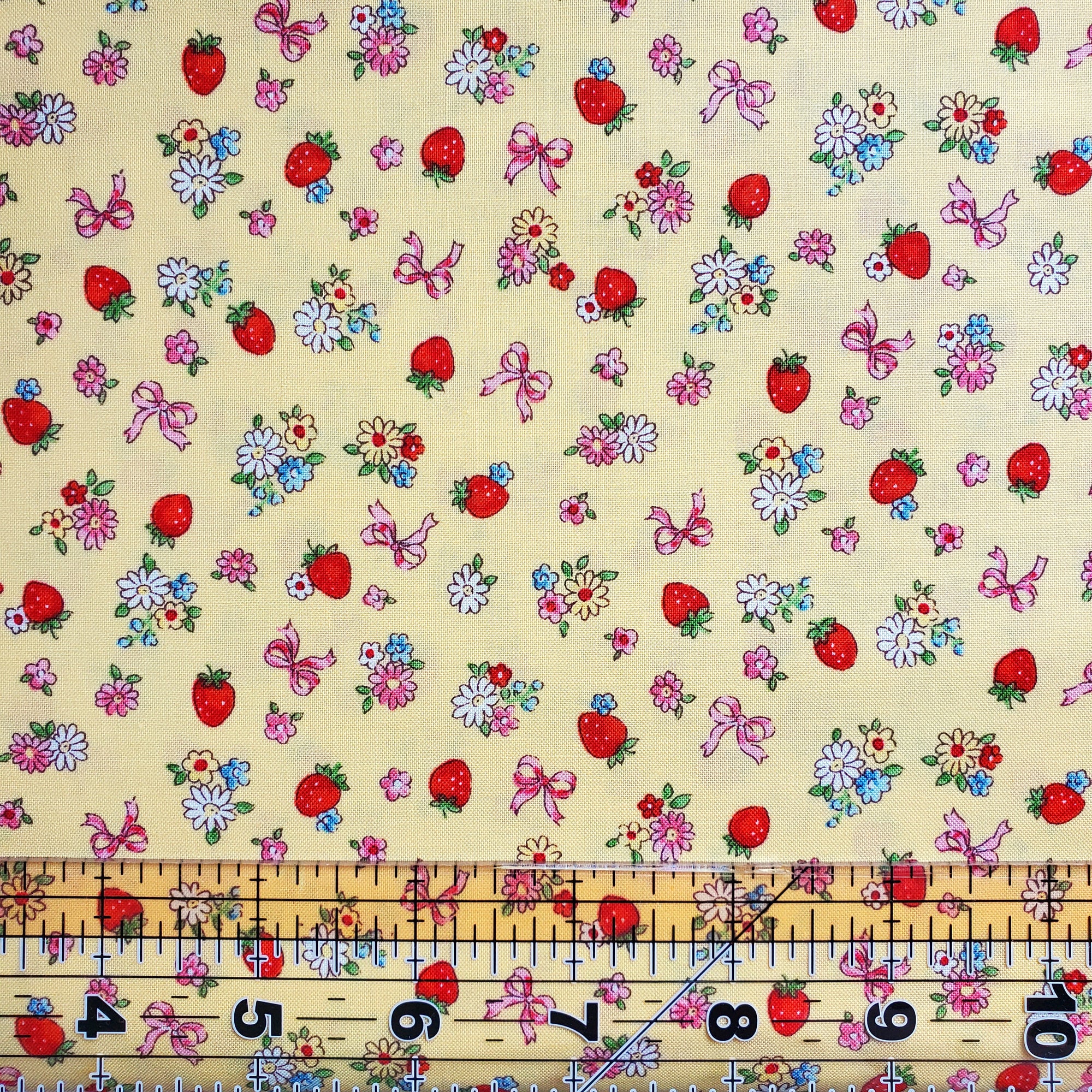 Dear Little World: Margaret & Sophie III - Strawberry in Yellow