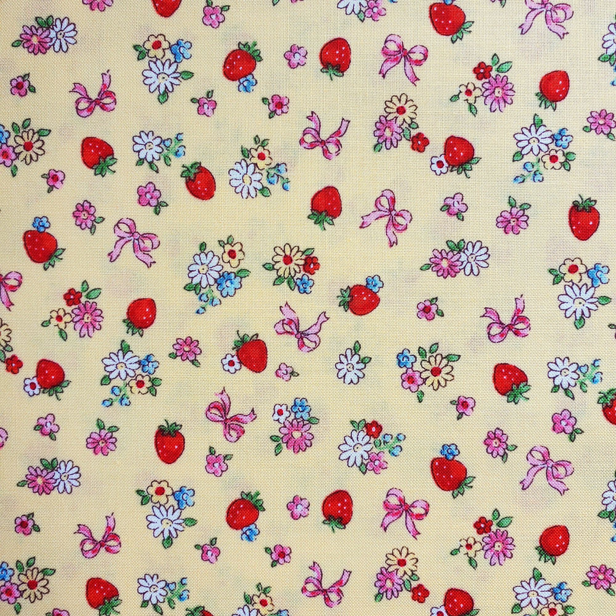 Dear Little World: Margaret & Sophie III - Strawberry in Yellow
