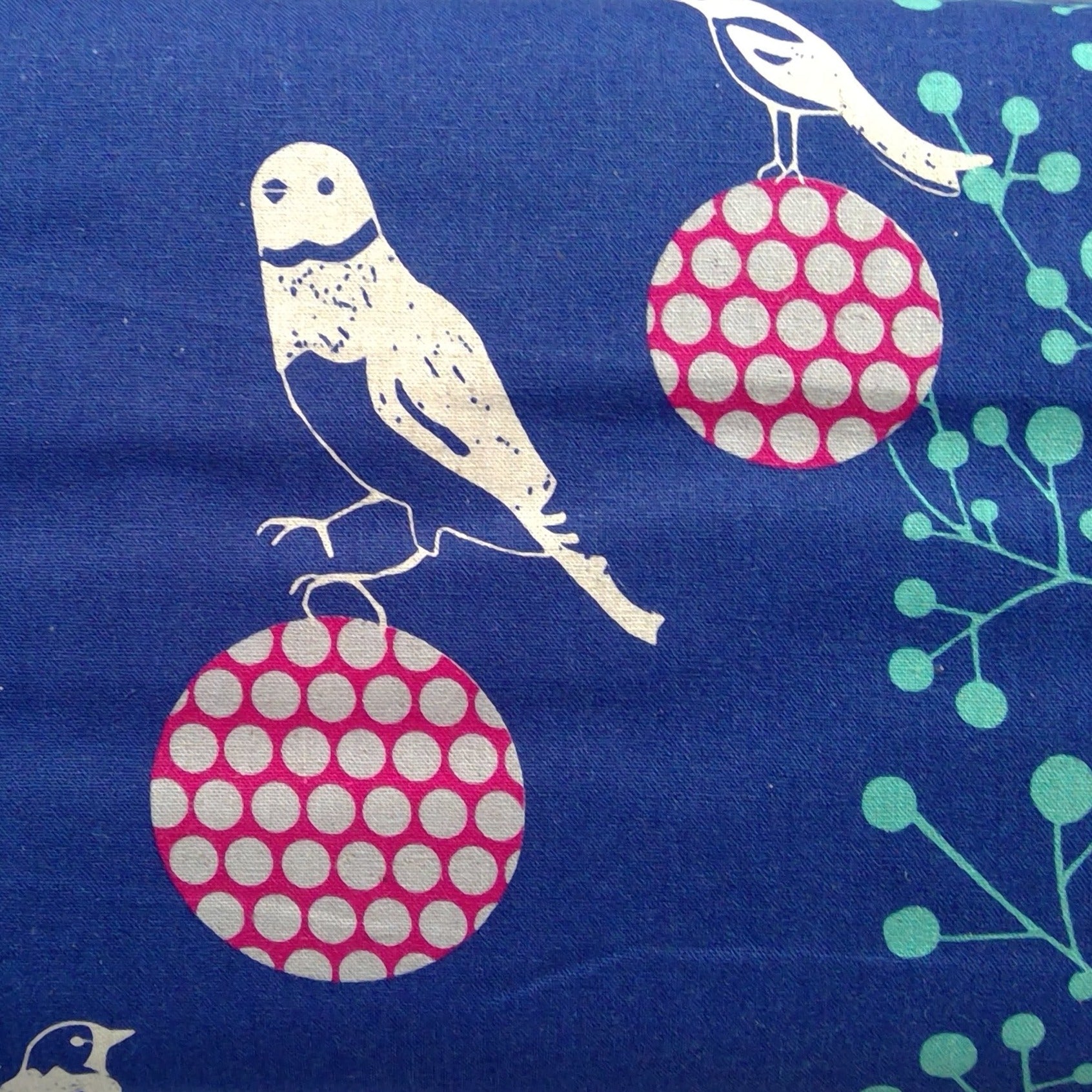Bird on the Ball in Navy | Canvas