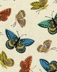 English Garden - Monarch in Natural Metallic | Canvas