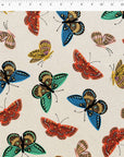 English Garden - Monarch in Natural Metallic | Canvas