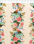 English Garden - Floral Vines in Cream | Canvas