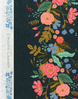 English Garden - Floral Vines in Navy | Canvas