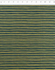 English Garden - Painted Stripes in Navy Metallic