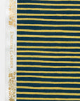 English Garden - Painted Stripes in Navy Metallic