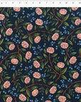Wildwood - Peonies in Navy