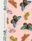 English Garden - Monarch in Peach Metallic | Cotton Lawn