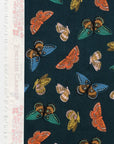 English Garden - Monarch in Navy Metallic | Cotton Lawn