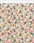 Wildwood - Wildflowers in Pale Rose | Cotton Lawn