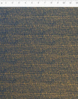 Wildwood - Hatchmarks in Navy Metallic | Cotton Lawn