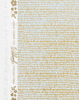Wildwood - Hatchmarks in Blue Metallic | Cotton Lawn
