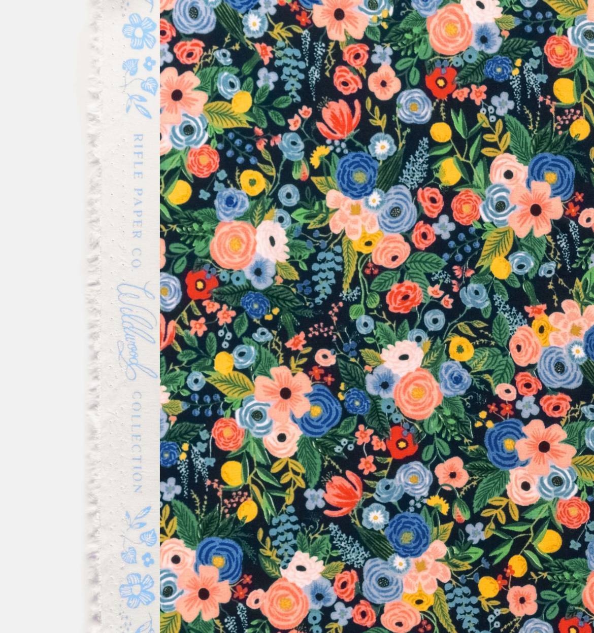 Wildwood - Petite Garden in Navy | Rayon