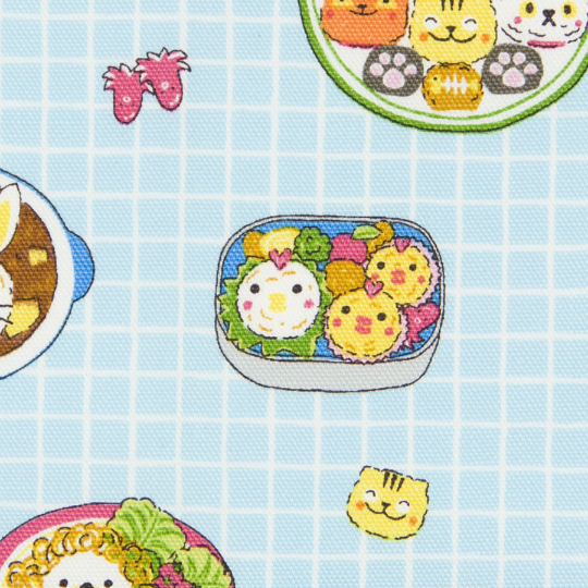 Kyraben Bento Box Baby Blue Gingham | Oxford Cotton