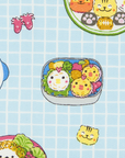 Kyraben Bento Box Baby Blue Gingham | Oxford Cotton