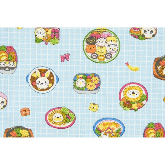 Kyraben Bento Box Baby Blue Gingham | Oxford Cotton