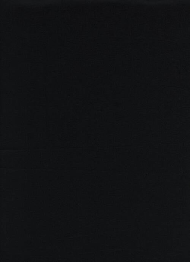 Solid Black | Double Gauze
