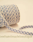 Blue Gingham Bias Tape