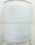 Crochet Bias Tape, Double Fold Bias Tape, Crochet Edge Bias Tape, Quilt Binding, Lace Bias Tape, Trim, WHITE Bias Tape, White Lace Trim, BTY