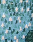 Blue Christmas Fabric
