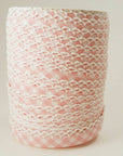 Pink Gingham Double Fold Bias Tape 