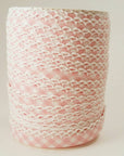Pink Gingham Double Fold Bias Tape