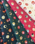Japanese Lucky Cat Fabric