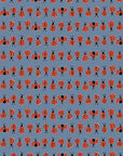 Ladybugs Blue Fabric