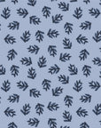 Winter Blue Plant Fabric