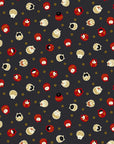 Japanese Lucky Cat Fabric