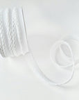 Crochet Bias Tape, Double Fold Bias Tape, Crochet Edge Bias Tape, Quilt Binding, Lace Bias Tape, Trim, WHITE Bias Tape, White Lace Trim, BTY