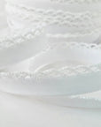 Crochet Bias Tape, Double Fold Bias Tape, Crochet Edge Bias Tape, Quilt Binding, Lace Bias Tape, Trim, WHITE Bias Tape, White Lace Trim, BTY