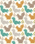 Squirrels Fabric