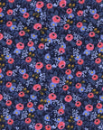 Les Fleurs - Rosa in Navy