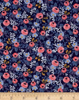 Les Fleurs - Rosa in Navy