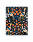 Les Fleurs Tapestry Black