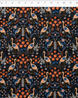 Les Fleurs Tapestry Black