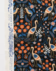 Les Fleurs Tapestry Black