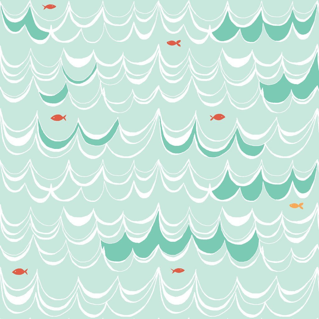 Under the Sea - Swim | Organic Poplin