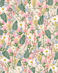 Wildwood - Wildflowers in Pale Rose | Cotton Lawn