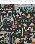 Bon Voyage - City Guide in Black | Unbleached Canvas