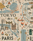Bon Voyage - City Guide in Natural | Unbleached Canvas