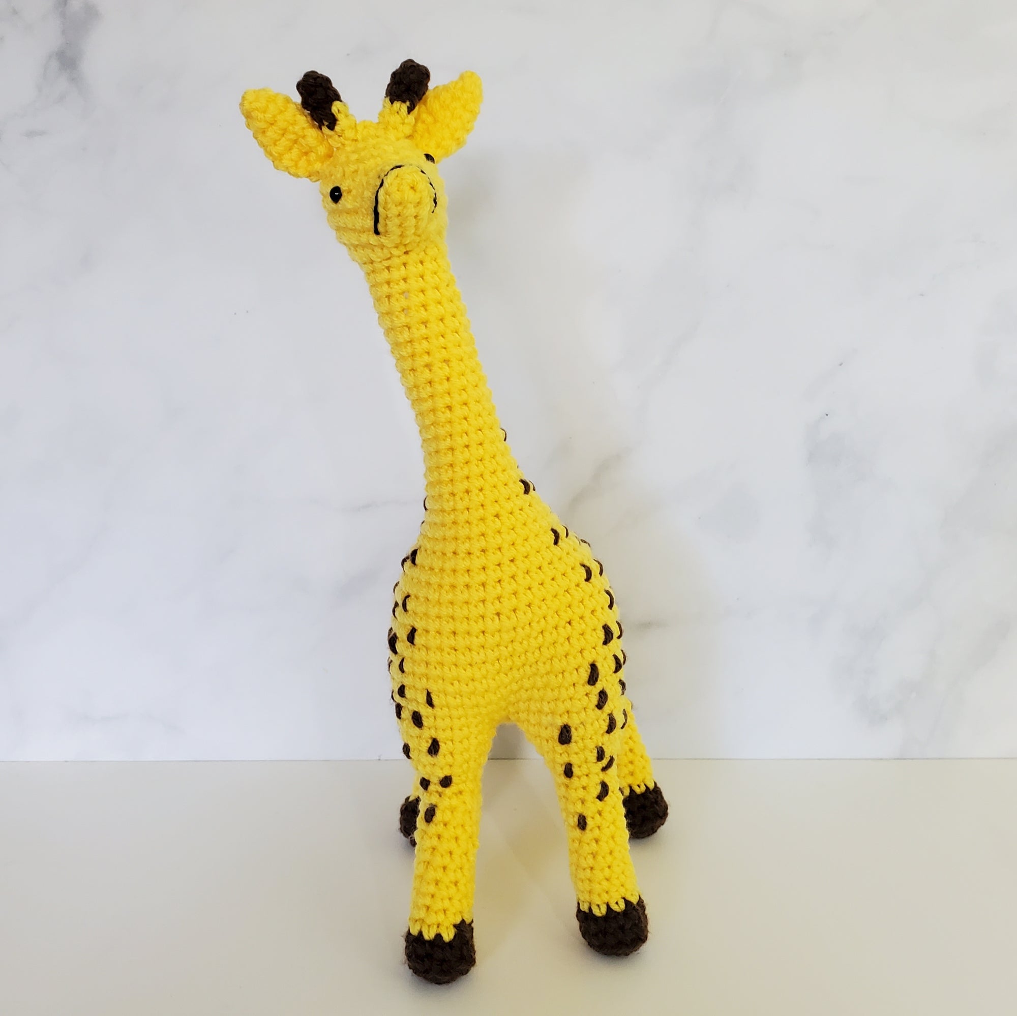 Yellow Giraffe Plush Toy - 13 Inches