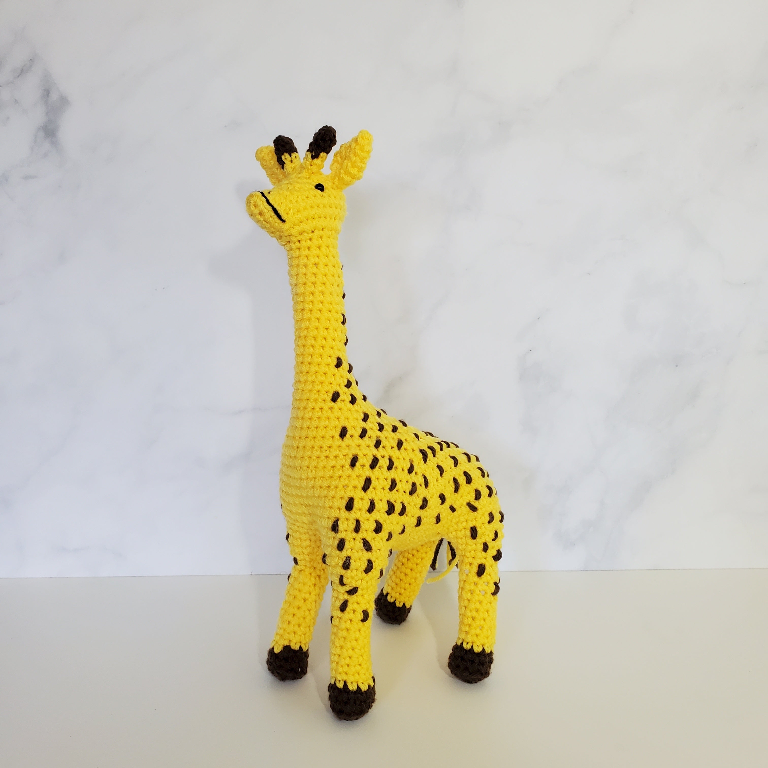 Yellow Giraffe Plush Toy - 13 Inches