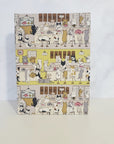 Hardcover Casebound Midori One Page a Day Note Book | A5 | Sushi Cat