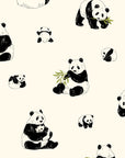 Pandas & Cats - Pandas in Natural | Oxford Cotton