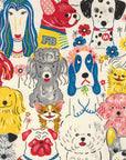 Powerful Animal - Dogs in Natural (Large Print) | Oxford Cotton