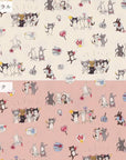 Funny Cat - Love Cats in Pink | Sheeting Cotton