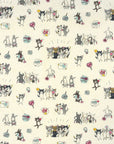 Funny Cat - Love Cats in Natural | Sheeting Cotton