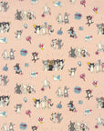 Funny Cat - Love Cats in Pink | Sheeting Cotton